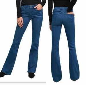 Pilcro Dark Washed Bootcut Mid-Rise Stretch
Denim Classic Minimalist Jeans 28